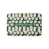 花エレガントスタイリッシュミニマル風呂マット バスマット (正面)