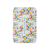 花エレガントスタイリッシュミニマル風呂マット バスマット (正面縦)