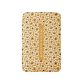 花エレガントスタイリッシュミニマル風呂マット バスマット (正面縦)