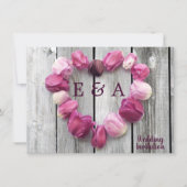 花エレガントハート素朴な木結婚の木 (正面)