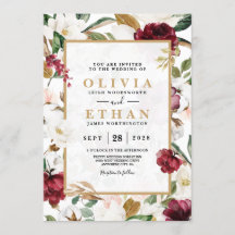 花エレガントバーガンディマグノリアグリーンリース