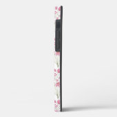 花エレガントピンクセージ緑の水色フローラ Case-Mate iPhoneケース (裏面 / 左)