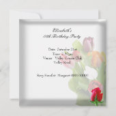 花エレガントフローラ誕生会 招待状 (裏面)