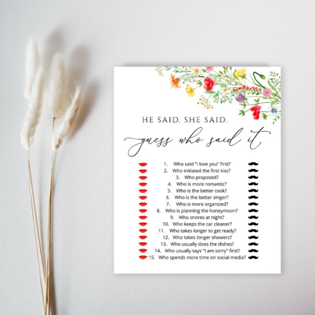 花エレガントブライダルシャワーゲーム (クリエイターアップロード済み)