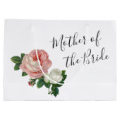 花エレガントモダンバラ ラージペーパーバッグ (裏面)