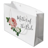 花エレガントモダンバラ ラージペーパーバッグ (裏面アングル)