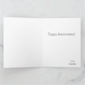 花エレガントモダン画周年記念カード カード (内部)