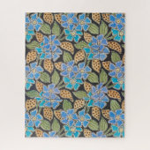 花エレガントヴィンテージクラシックフローラ ジグソーパズル (縦)