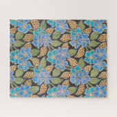 花エレガントヴィンテージクラシックフローラ ジグソーパズル (横)