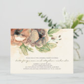 花エレガントヴィンテージリハーサルディナー 招待状 (スタンド正面)