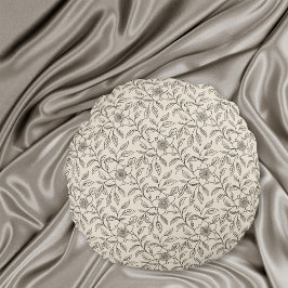 花エレガント中国の柄天然CC0443 ラウンドクッション