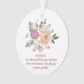 花エレガント友は… オーナメント (正面)