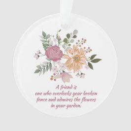 花エレガント友は… オーナメント