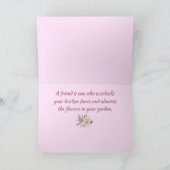 花エレガント友達は… カード (内部)