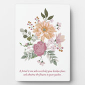 花エレガント友達は… フォトプラーク (正面)