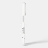 花エレガント咲きレタリング自撮り書 Case-Mate iPhoneケース (裏面 / 右)