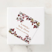 花エレガント咲き野草のベビーシャワー フェイバータグ (インサイチュ)