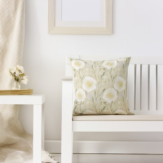 花エレガント咲装飾用クッション クッション