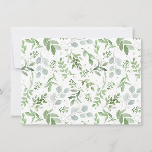 花エレガント嫁の思い出お気に入りのに緑を (裏面)