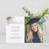 花エレガント学院写真発表紫 案内状 (スタンド正面)