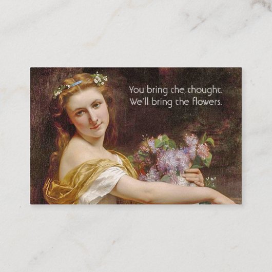 花エレガント店 名刺 (裏面)