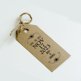 花エレガント日付を保存結婚する ラバースタンプ