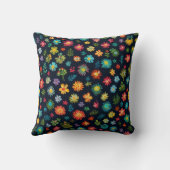 花エレガント柄クッション クッション (裏面)