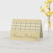 花エレガント柄デザイナー紙 カード (黄色い花)