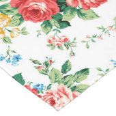 花エレガント柄バラデザイン素子 ショートテーブルランナー (コーナー)