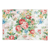 花エレガント柄バラデザイン素子 枕カバー (正面左)