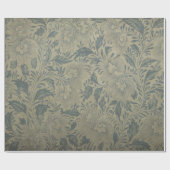 花エレガント柄ラッピング紙 ラッピングペーパー (フラット)