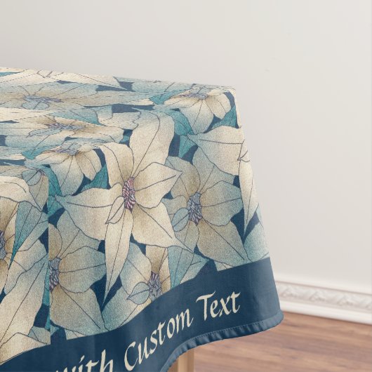 花エレガント柄美しいロマンチックな花 テーブルクロス (インサイチュ)