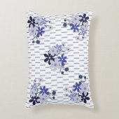 花エレガント柄 アクセントクッション (正面(垂直))