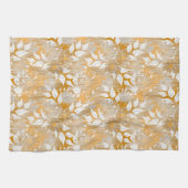 花エレガント柄 キッチンタオル (横)