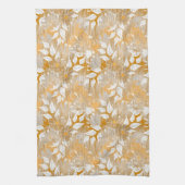 花エレガント柄 キッチンタオル (縦)