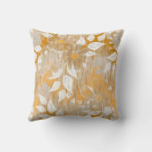 花エレガント柄 クッション (裏面)