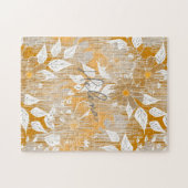 花エレガント柄 ジグソーパズル (横)