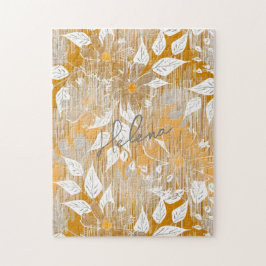 花エレガント柄 ジグソーパズル