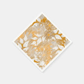 花エレガント柄 スタンダードカクテルナプキン (角)