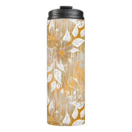 花エレガント柄 タンブラー