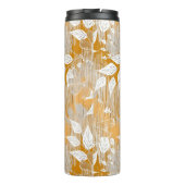 花エレガント柄 タンブラー (裏面)