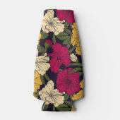 花エレガント柄 ボトルクーラー (正面)