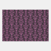 花エレガント柄 ラッピングペーパーシート (正面2)