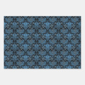 花エレガント柄 ラッピングペーパーシート (正面)