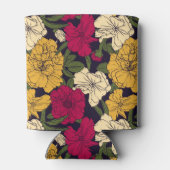 花エレガント柄 缶クーラー (裏面)