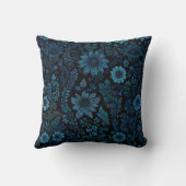 花エレガント模様 クッション (裏面)