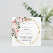 花エレガント第1回聖餐会招待状 招待状 (スタンド正面)