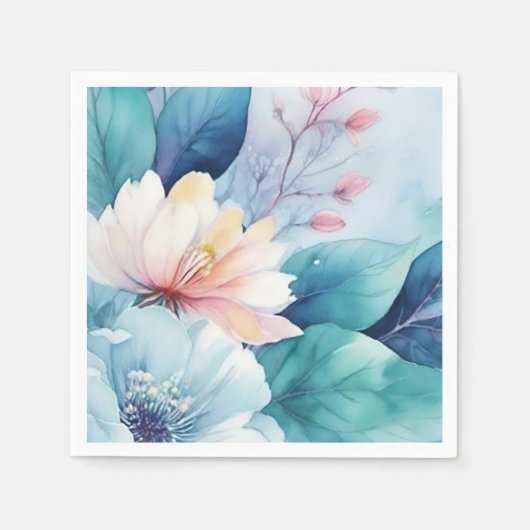 花エレガント紙ナプキン スタンダードカクテルナプキン (正面)