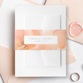 花エレガント結婚の 招待状ベリーバンド