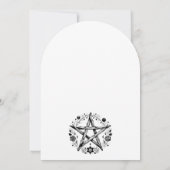 花エレガント結婚の 招待状 (裏面)